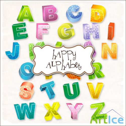 Scrap Kit - Happy Alphabet