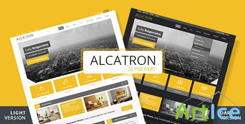 Alcatron - Light & Dark Premium PSD Theme - ThemeForest