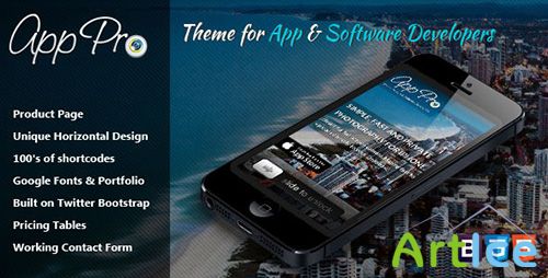 ThemeForest - App Pro - Theme for App & Software Developers - RIP