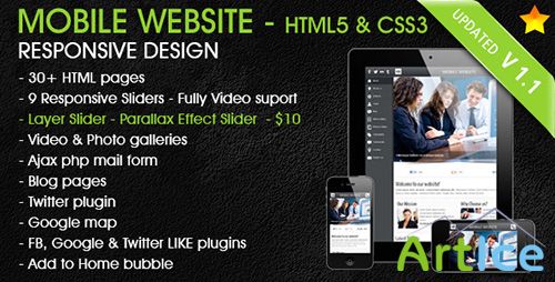ThemeForest - Mobile Web Template - HTML5 & CSS3
