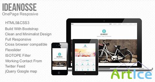 ThemeForest - Ideanosse - Responsive One Page Template