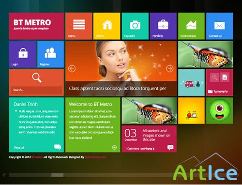 BowThemes - BT Metro - Template for Joomla 3.0