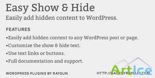 CodeCanyon - Easy Show & Hide v1.1 for WordPress