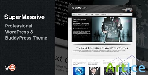 ThemeForest - SuperMassive v4.5 - Professional WordPress, BuddyPress Theme