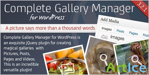 CodeCanyon - Complete Gallery Manager for WordPress v1.0.2