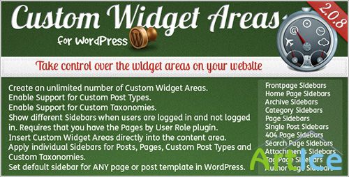 CodeCanyon - Custom Widget Areas for WordPress v2.0.8