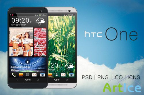 PSD Source - HTC One - PSD | PNG | ICO | ICNS