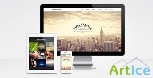 ThemeForest - Pixel Crafted - HTML Onepage Responsive Template - RIP