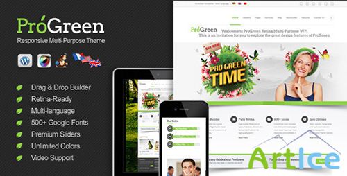 ThemeForest - ProGreen v1.0 - Retina Responsive Multi-Purpose Theme