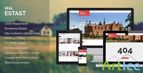 ThemeForest - RealEstast - Real Estate HTML Template - RIP