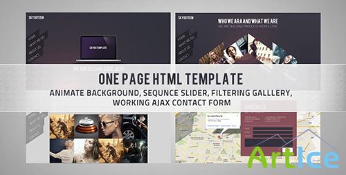 ThemeForest - Skygo One Page HTML Template - RIP