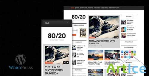 ThemeForest - 80/20 - WordPress Magazine Theme