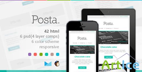 ThemeForest - Posta - Responsive E-mail Template - RIP