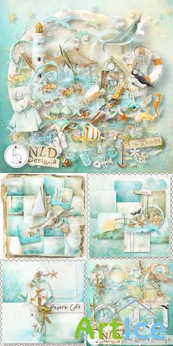 Scrap Set - Sea Whistle PNG and JPG Files