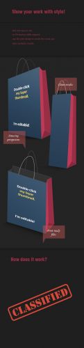 Designtnt - Shopping Bags PS Mock-ups