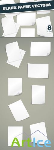 Designtnt - Blank Paper Sheets Set 1