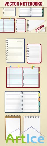 Designtnt - Vector Notebook Mock-ups