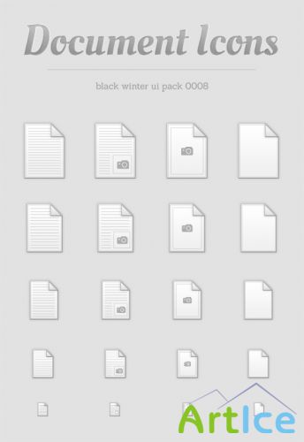PSD Source - Icons Documents