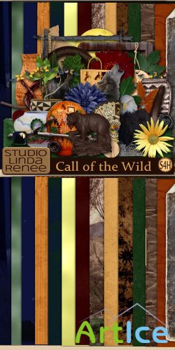 Scrap Set - Call of the Wild PNG and JPG Files