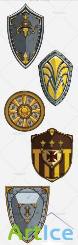 Shields Vector Pack 1