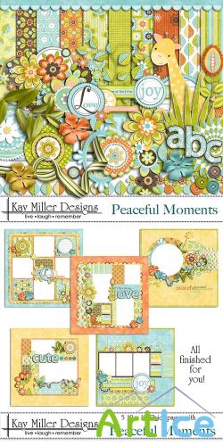Scrap Set - Peaceful Moments PNG and JPG Files