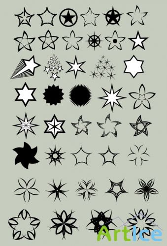 Vector Clipart - Stars