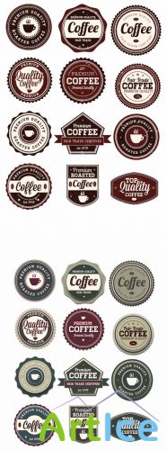 Coffee Badges Set 1