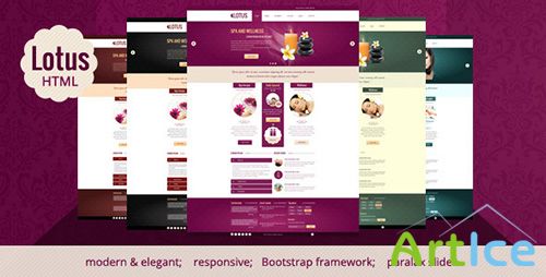 ThemeForest - Lotus - Spa & Wellness HTML Responsive Template - RIP