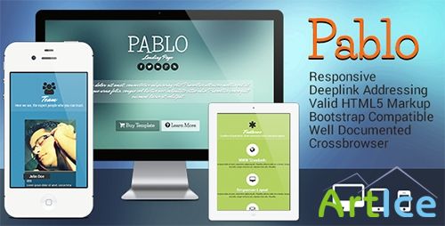 ThemeForest - Pablo - Responsive Landing Page - RIP