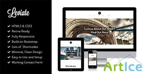 ThemeForest - Leviate - HTML5 One Page Parallax Template - RIP