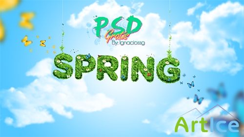 Spring PSD Backgrounds