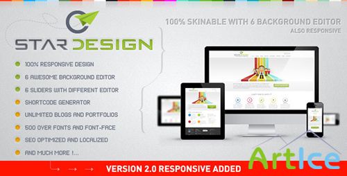 ThemeForest - CStar Design WordPress Theme v2.3