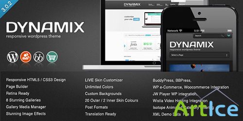 ThemeForest - DynamiX v3.0 - Premium Wordpress Theme