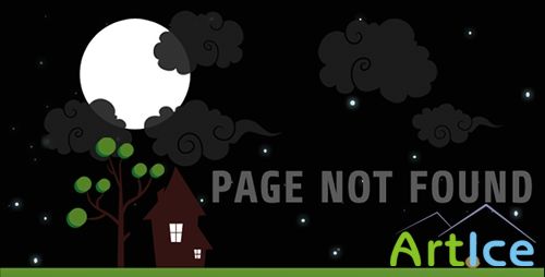 ThemeForest - Lost in Night Animated 404 - RIP