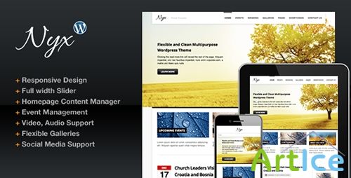 ThemeForest - Nyx v1.2.2 - Responsive Church Wordpress Theme