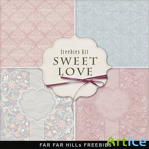 Textures - Vintage Sweet Love Backgrounds