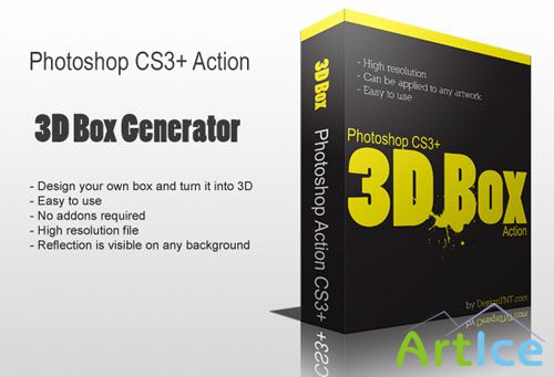 Designtnt - PS 3D Box Action