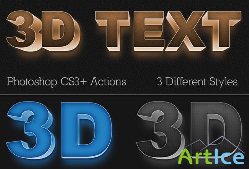 Designtnt -  PS 3D Generator Action