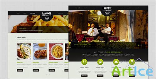 ThemeForest - LaMonte - Modern Restaurant HTML Template - RIP