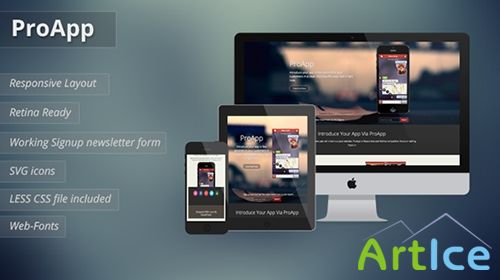 Mojo-Themes - ProApp - Responsive, Retina Ready Landing Page - RIP