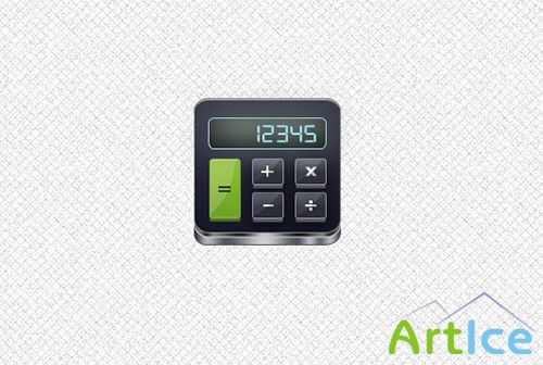 Calculator PSD Source Icon