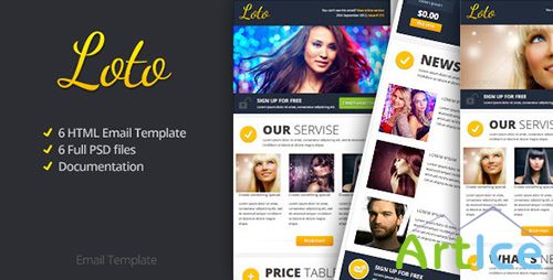 ThemeForest - Loto Email Template - FULL