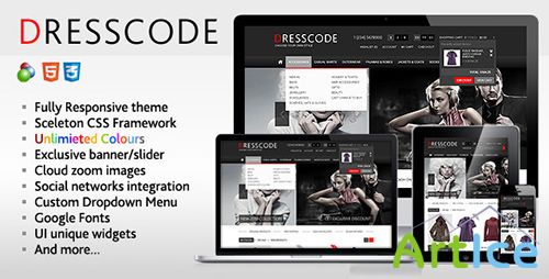ThemeForest - Dresscode - Responsive osCommerce Theme - FULL