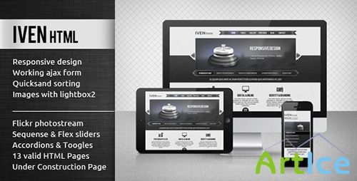 ThemeForest - Iven - HTML Template - RIP