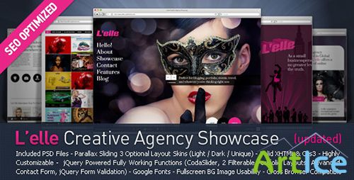ThemeForest - L'elle Creative Agency Showcase