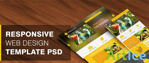 PSD Web Template - THEYALOW - A Responsive Sources Theme