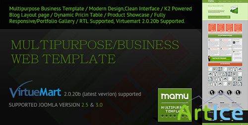 ThemeForest - Mamu - Responsive Multipurpose Joomla Template