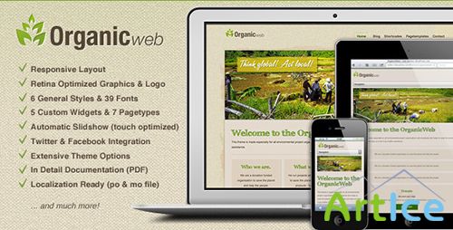 ThemeForest - Organic Web v2.4 - Environmental WordPress Theme
