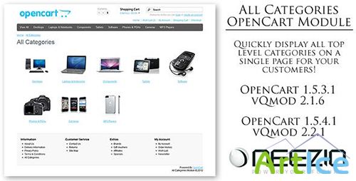 CodeCanyon - All Categories Module for OpenCart (vQmod)