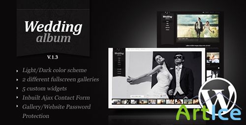 ThemeForest - Wedding Album v1.3 - Premium Wordpress Theme